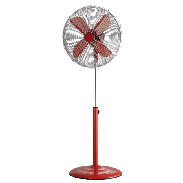 16 inch metal pedestal fan multi color with rotary switch